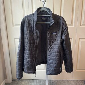 Men’s Black Patagonia Nanopuff Jacket